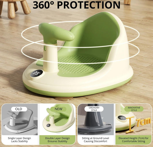 Cozy Baby Bath Seat for Safe, Comfortable Bath Time