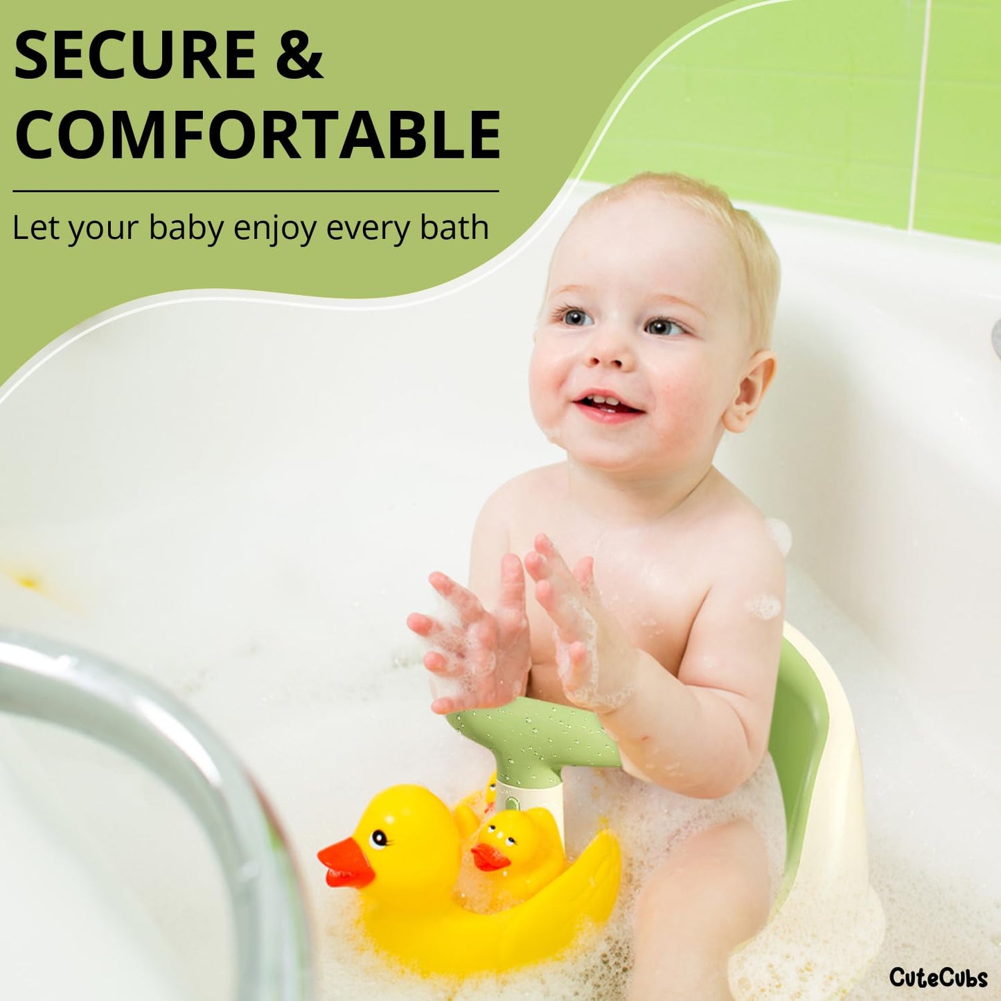 Cozy Baby Bath Seat for Safe, Comfortable Bath Time