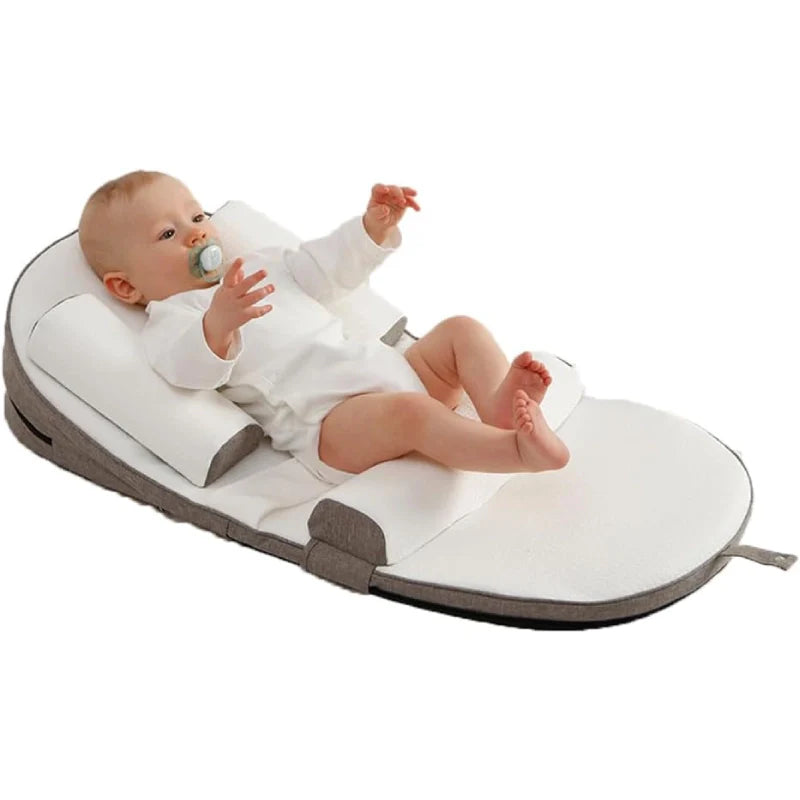 Baby Wedge Pillow for Side Sleeping - Anti-Roll & Reflux Relief for Newborn Bed