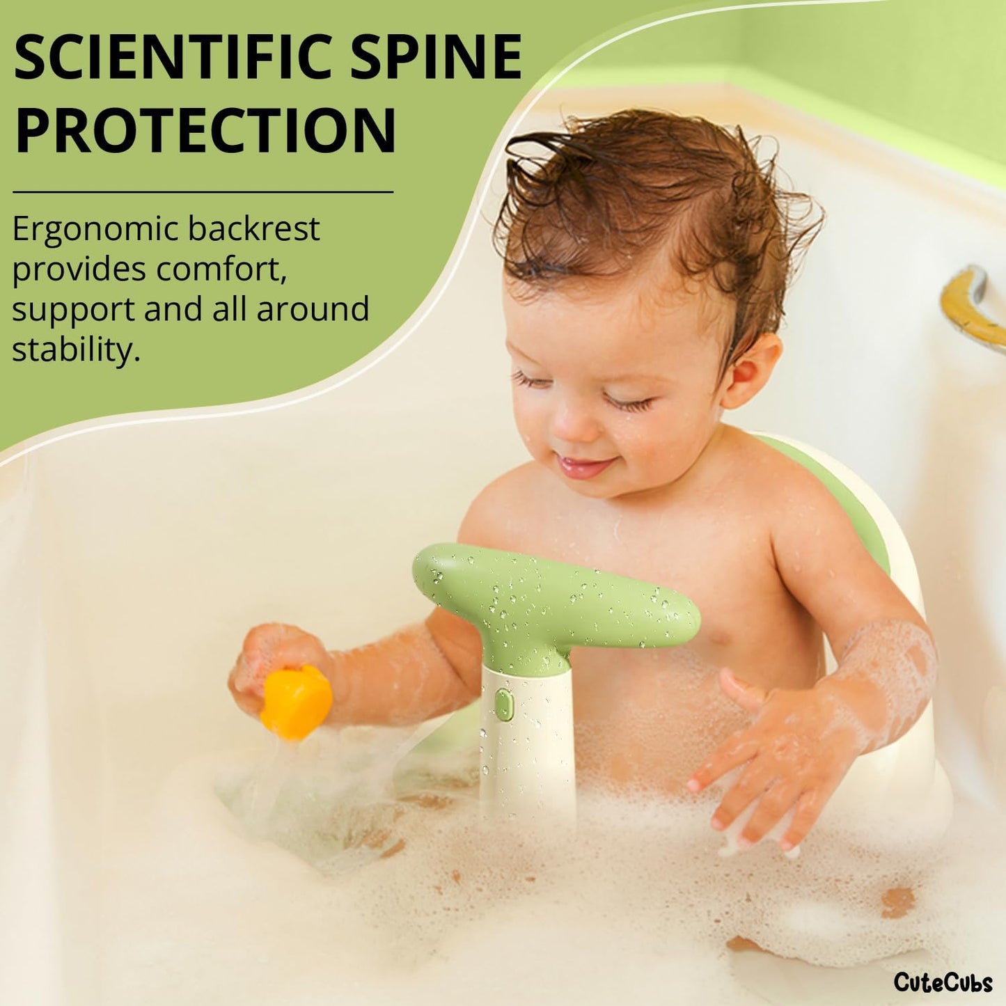Cozy Baby Bath Seat for Safe, Comfortable Bath Time