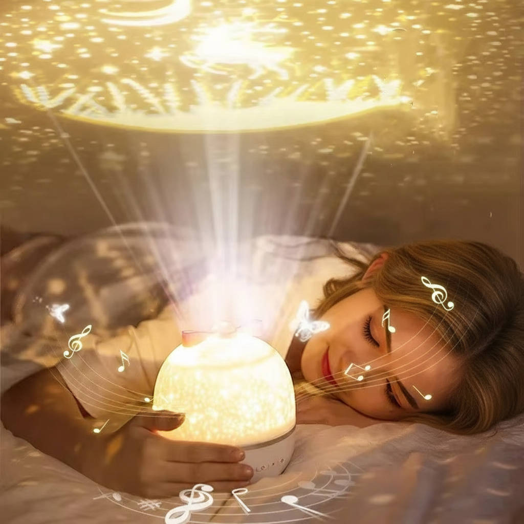 Kids' Projector Night Light - Soothing Starry Sky Projector for Sleep