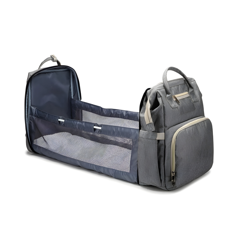 Travel Changing Bag with Portable Baby Cot