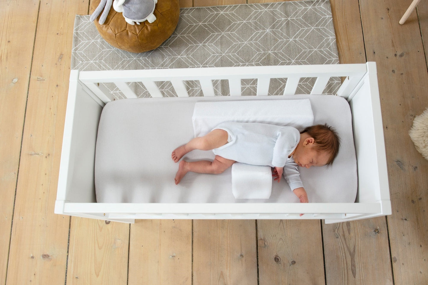 Baby Anti-Roll Wedge Pillow for Safe, Comfortable Sleep