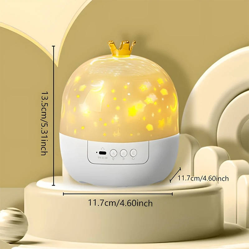 Kids' Projector Night Light - Soothing Starry Sky Projector for Sleep