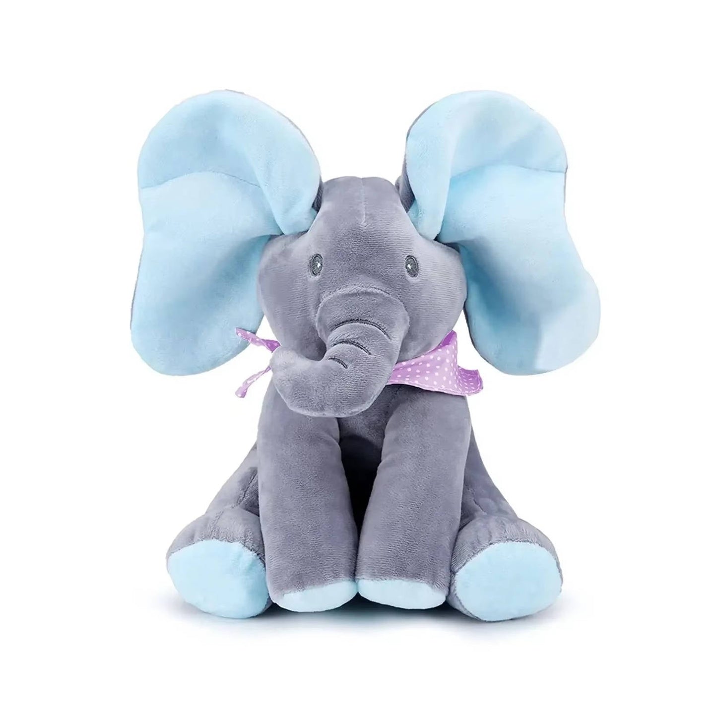 Peek-a-Boo Talking Elephant Toy – Interactive Plush Elephant