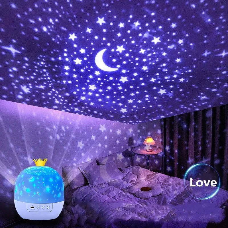 Kids' Projector Night Light - Soothing Starry Sky Projector for Sleep
