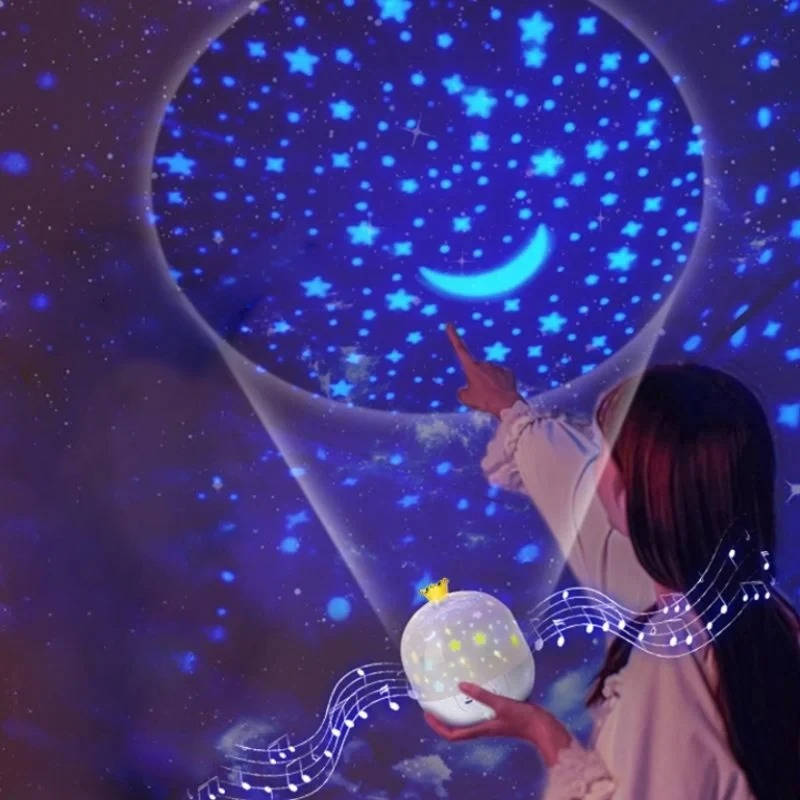 Kids' Projector Night Light - Soothing Starry Sky Projector for Sleep