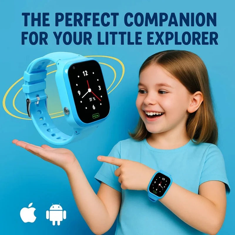 Kids GPS Smartwatch with Real-Time Location Tracker