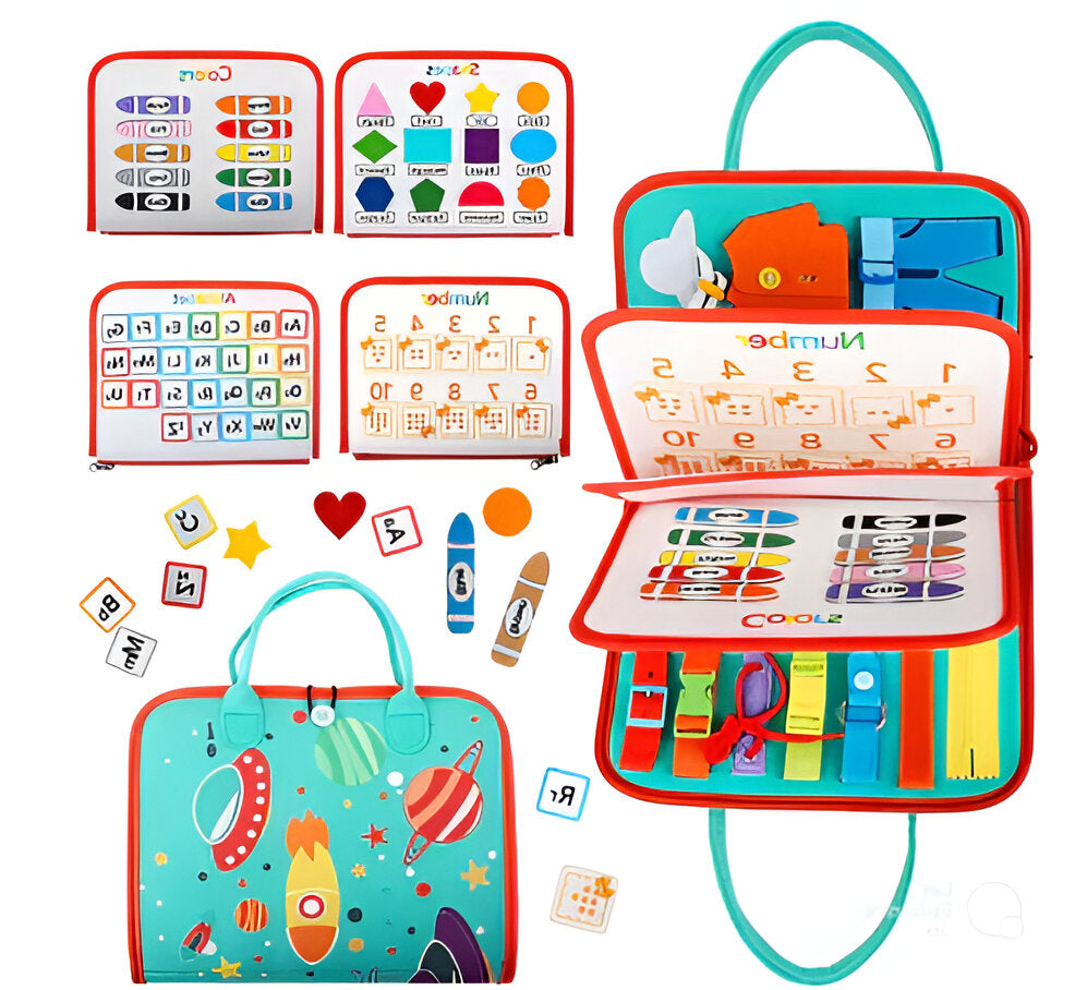 Montessori Sensory Board: Hands-On Learning Toy for Toddlers