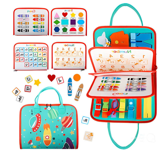 Montessori Sensory Board: Hands-On Learning Toy for Toddlers