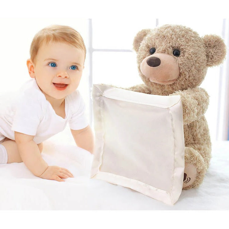 Peek-A-Boo-Teddy: Interactive Plush Toy for Endless Cuddles and Fun