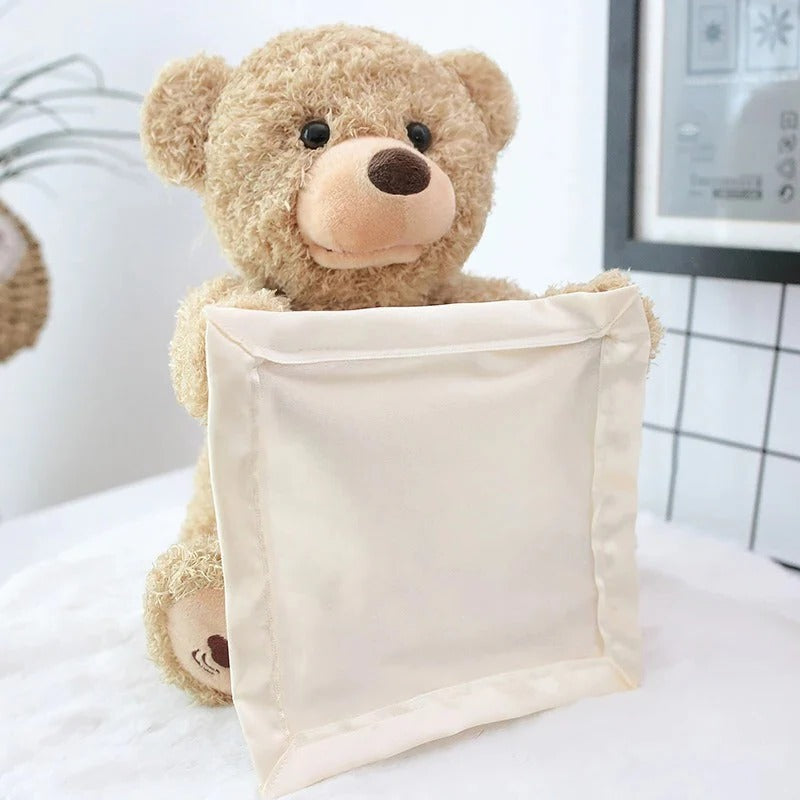 Peek-A-Boo-Teddy: Interactive Plush Toy for Endless Cuddles and Fun