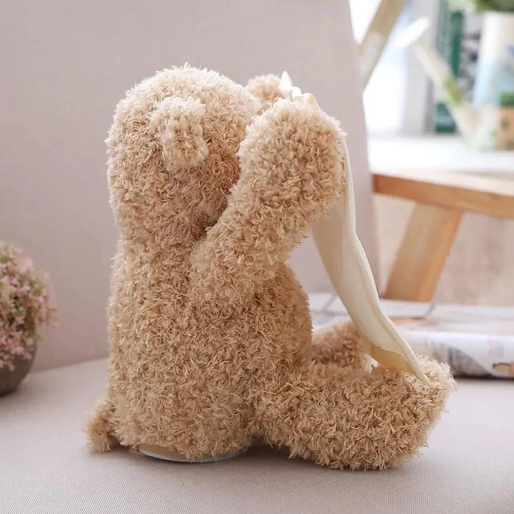 Peek-A-Boo-Teddy: Interactive Plush Toy for Endless Cuddles and Fun