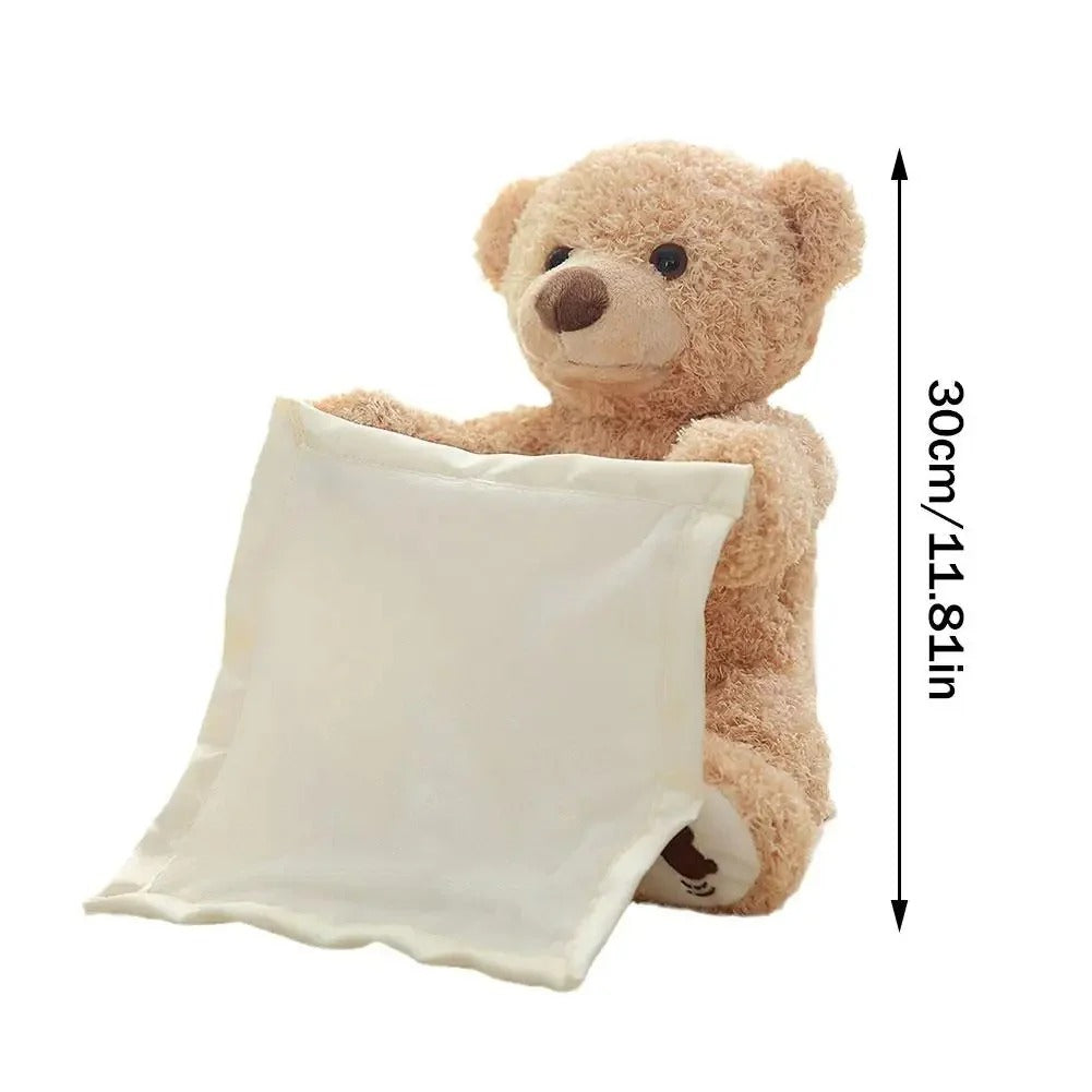 Peek-A-Boo-Teddy: Interactive Plush Toy for Endless Cuddles and Fun