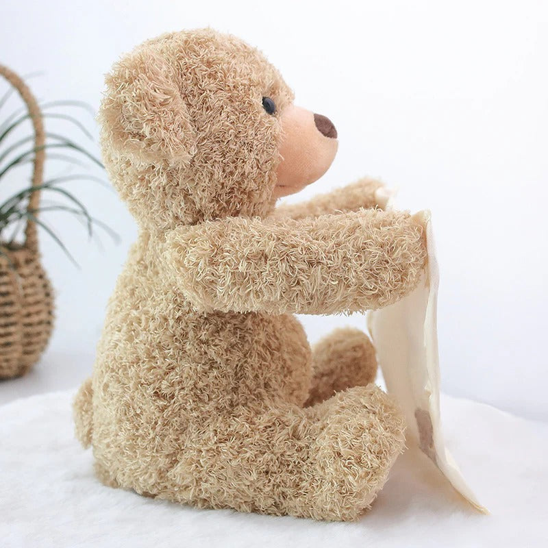 Peek-A-Boo-Teddy: Interactive Plush Toy for Endless Cuddles and Fun